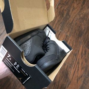 Little boys/toddlers size 7 black Jordans